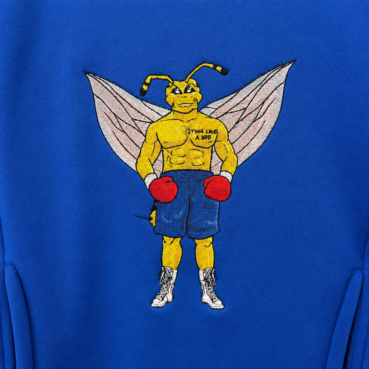 Detailed hoodie embroidery